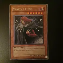 1x VANITY'S FIEND ~ RARE ~ Cyberdark Impact CDIP-EN017 ~ Unlimited Edition M/NM - Image 1