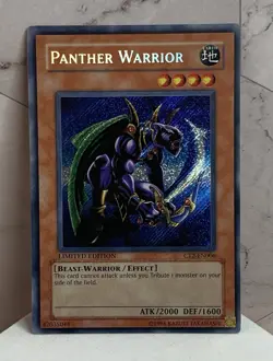 Yu-Gi-Oh! Panther Warrior x2 - CT2-EN006 - Secret Rare - Limited Edition - Image 4