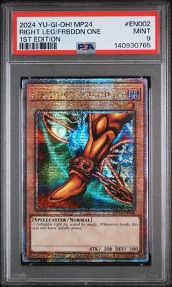 Right Leg of the Forbidden One (Quarter Century Secret Rare) MP24-EN002 PSA 9 - Image 1