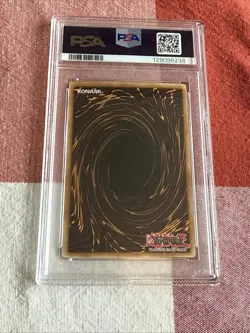 Yu-Gi-Oh! Blue-Eyes White Dragon 2012 GLD5-EN001 Ghost Gold Rare PSA 7 NM - Image 2