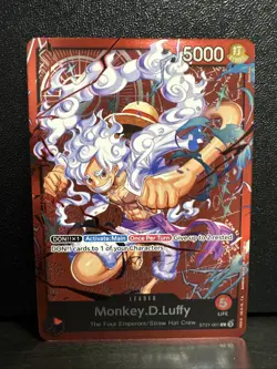 Monkey D Luffy ST21-001 Leader Learn Together Promo One Piece NM - Image 1