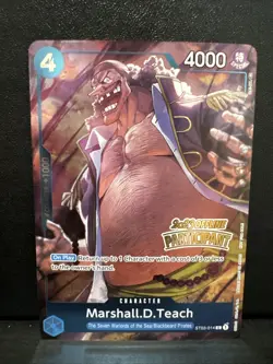 Marshall D Teach ST03-014 C 2023 Offline Participant Stamped Promo One Piece NM - Image 1