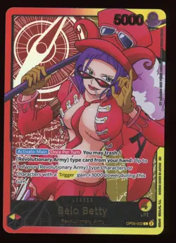 ONE PIECE CARD - BELO BETTY EB02 25TH ANIME OP05-002 GOLD LEADER (ENGLISH) #2 - Image 1