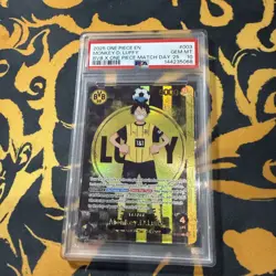 PSA 10 Monkey D Luffy ST13-003 BVB Borussia Dortmund ONE PIECE Matchday Promo EN - Image 1