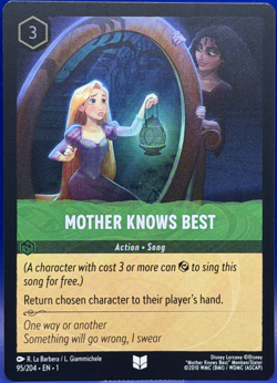 Disney Lorcana Mother Knows Best 95/204 COLD FOIL EN 1 The First Chapter - Image 1