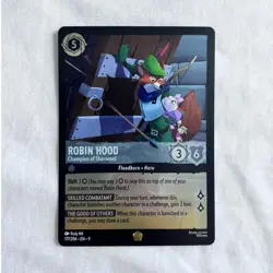 Disney Lorcana TCG Robin Hood - Champion of Sherwood 177/204 Legendary Cold Foil - Image 1