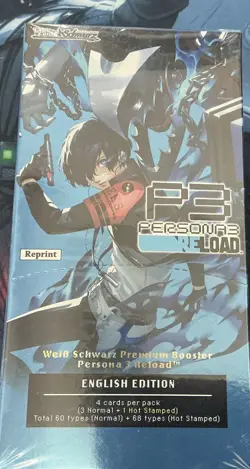 Weiss Schwarz Premium Booster Persona 3 Reload Box English SEALED - Image 1