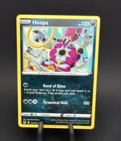 Hoopa 122/196 Lost Origin Regular Rare Pokemon Card - Image 1