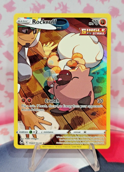 Rockruff TG07/TG30 Silver Tempest Trainer Gallery Ultra Rare Pokemon TCG NM - Image 1