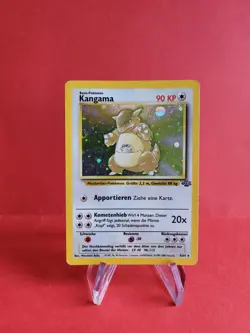Pokemon Karte/card - Kangama Kangaskhan 5/64 Jungle - Holo SWIRL - VG-Excellent - Image 1