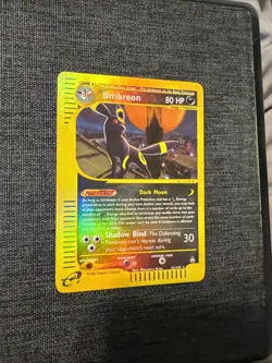 2003 Pokemon Aquapolis Umbreon Reverse Holo 41/147 - Image 2