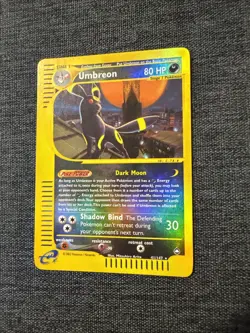2003 Pokemon Aquapolis Umbreon Reverse Holo 41/147 - Image 3