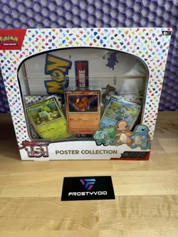 Nintendo Pokemon TCG Scarlet & Violet - 151 Poster Collection Box - 3 Packs 820650853166 - Image 1