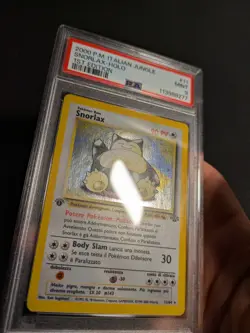 Pokemon Snorlax 11/64 Jungle Holo Rare Italian PSA 9 Mint Pop 6! - Image 3