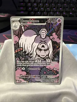 Houndstone 145/132 Illustration Rare Mega Evolution Pokemon Near Mint - Image 1