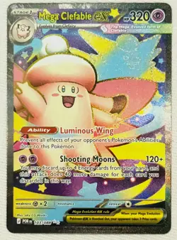 2026 Pokemon Mega Clefable ex 103/088 Ultra Rare Perfect Order Excellent-NM/M - Image 1