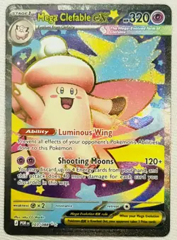 2026 Pokemon Mega Clefable ex 103/088 Ultra Rare Perfect Order Excellent-NM/M - Image 2