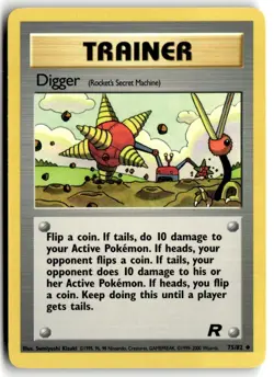 2000 Pokemon - Team Rocket Digger #75/82 - Image 1