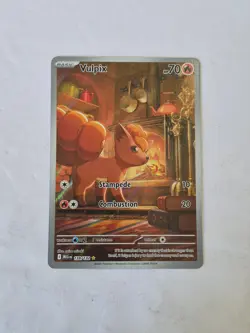 Vulpix 138/132 Illustration Rare Mega Evolution Pokemon Holo Near Mint - Image 1