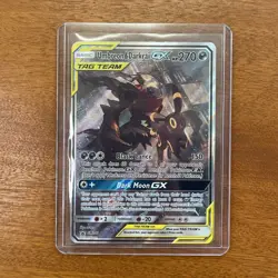 Pokemon Umbreon & Darkrai GX SM241 Alt Art Promo Tag Team LP - Image 1