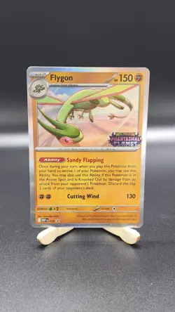 🔥Pokemon TCG - Flygon MEP 016 Phantasmal Flames Stamped Prerelease Promo NM+ - Image 1