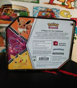 Pokemon TCG Sealed Tin Box V Powers Pikachu Tin (2020, Factory Sealed) - Image 4