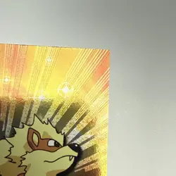 1999 Pokemon Topps TV Animation Arcanine Silver Holo Foil #59 Black Logo LP - Image 3