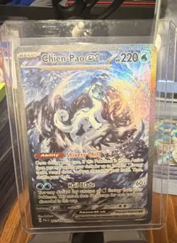 Pokemon Chien-Pao ex 261/193 SV02: Paldea Evolved SIR Holo English 220 HP - Image 1