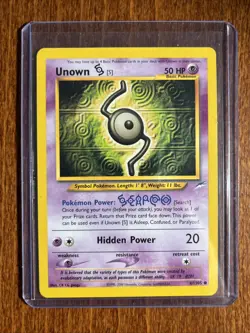 [NM] 2002 Pokemon Neo Destiny Unown [S] Unlimited #87/105 Common - Image 1