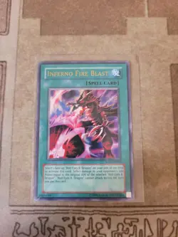 YUGIOH INFERNO FIRE BLAST SOD-EN042 ULTRA UNLIMITED ED NM/VLP - Image 1