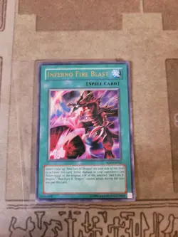 YUGIOH INFERNO FIRE BLAST SOD-EN042 ULTRA UNLIMITED ED NM/VLP - Image 2