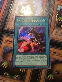 Yugioh! Inferno Fire Blast SOD-EN042 Ultra Rare 1st Edition - Image 1