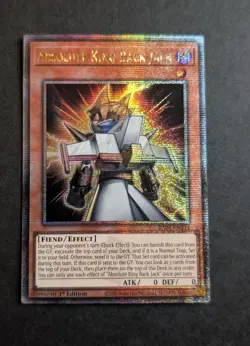Yugioh Absolute King Back Jack RA04-EN244 1st Edition Quarter Century Excellent - Image 3