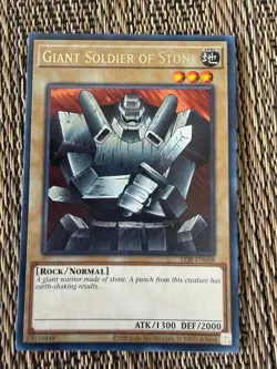 Giant Soldier of Stone Rare LoBE White Dragon 25th Anv Ed LOB-EN068 LP - Image 1
