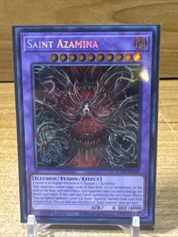 Saint Azamina SUDA-EN036 1st Edition Secret Rare NM Yugioh - Image 1
