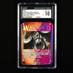 CGC 10 GEM MINT 2023 One Piece JPN Kaido ST04-003 SR SP Ver. - Image 1