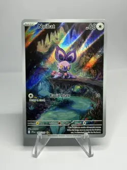 Pokemon TCG Noibat Journey Together Illustration Card 169/159 Near Mint - Image 1