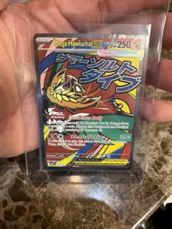 Mega Hawlucha EX Pokemon TCG Card 268/217 Fighting Type Basic English - Image 1