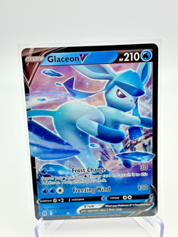 Glaceon V - 038/159 - Pokemon Crown Zenith Sword & Shield Ultra Rare Card NM - Image 1
