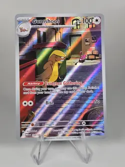 Gumshoos 153/132 Illustration Rare Mega Evolution Pokemon Card - Image 1