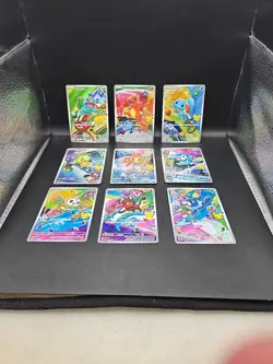 Pokemon 2026 First Partner Illustration Collection Series 1 Promos Set 9 Cards - Image 1