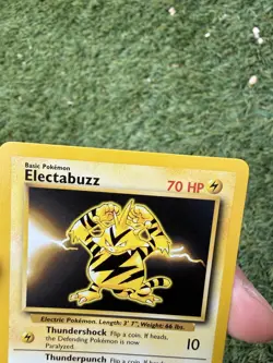 Electabuzz Base Set 20/102 NM/MINT PSA 10 Candidate WOTC Vintage Pokemon Card - Image 3