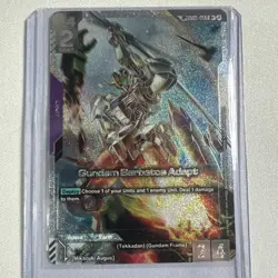 Gundam Barbatos Adept Unit Card Foil Gundam War TCG Mikazuki Augus English - Image 1