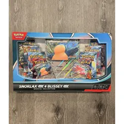 Pokemon Trading Card Game Snorlax ex and Blissey ex Special Collection Box - Image 1
