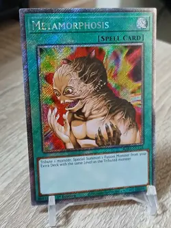 Yu-Gi-Oh! Metamorphosis Platinum Secret Rare Card RA04-EN123 1st ED NM ENG - Image 2