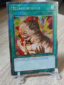 Yu-Gi-Oh! Metamorphosis Platinum Secret Rare Card RA04-EN123 1st ED NM ENG - Image 3