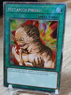 Yu-Gi-Oh! Metamorphosis Platinum Secret Rare Card RA04-EN123 1st ED NM ENG - Image 4