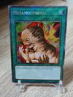 Yu-Gi-Oh! Metamorphosis Platinum Secret Rare Card RA04-EN123 1st ED NM ENG - Image 5