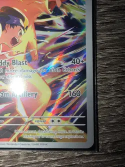 Pokemon TCG Destined Rivals Ethan's Typhlosion Illustration Rare Card 190/182 - Image 4