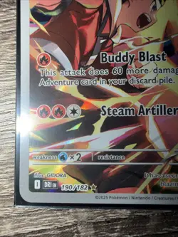 Pokemon TCG Destined Rivals Ethan's Typhlosion Illustration Rare Card 190/182 - Image 5